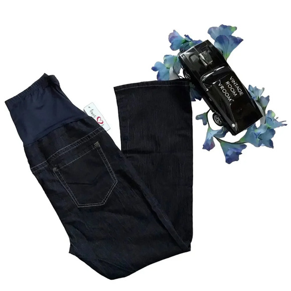 Times Two Maternity NWT Bootcut Jeans Women 1X - Picture 1 of 9